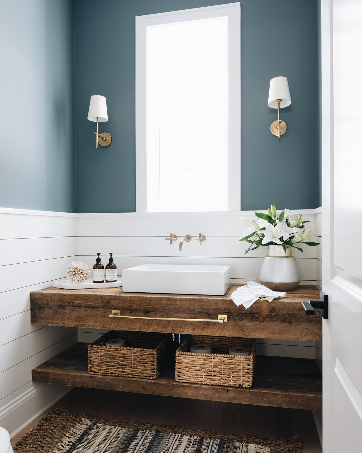 Wandlamp Messing met Stoffen Kap - Modern Minimalistisch Design - 1 of 2 Lichtpunten - Lampenfitting E27 | Sulvida