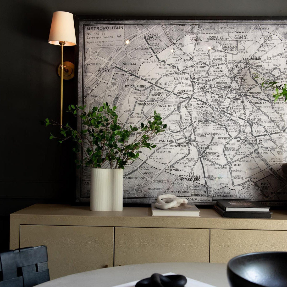Wandlamp Messing met Linnen Kap Klassieke Wandverlichting Slaapkamer Eetkamer Warm Sfeerverlichting Elegant | Sulvida