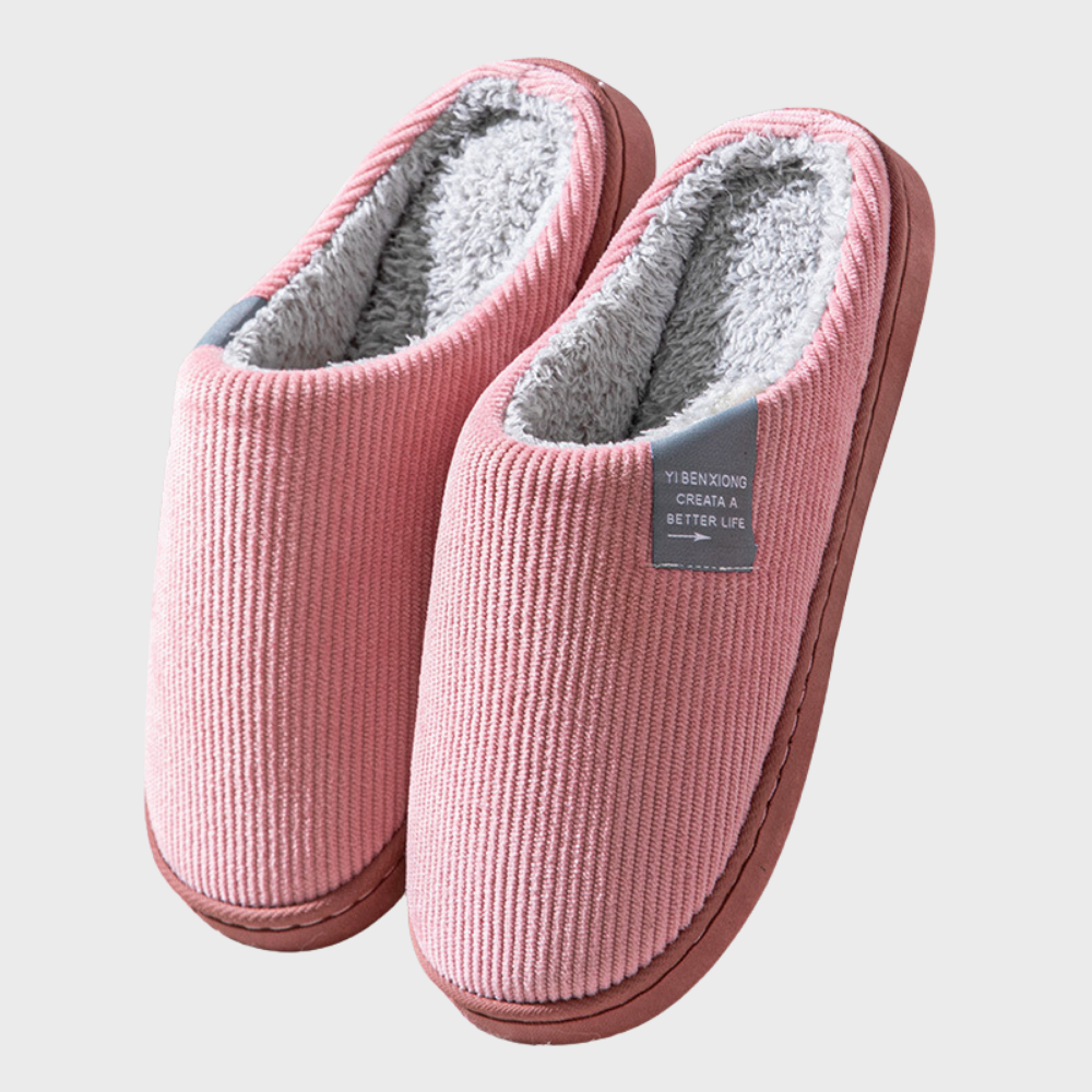 Zachte Warmgevoerde Pantoffels Huisschoenen Comfortabel Winter Instapmodel Antislip Binnenschoenen Sloffen | Sulvida