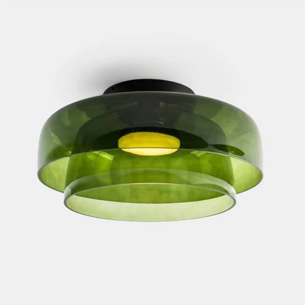 Glazen Plafondlamp Gelaagd Design Meerdere Formaten Warm Wit LED Licht Eetkamer Woonkamer Keuken Slaapkamer | Sulvida