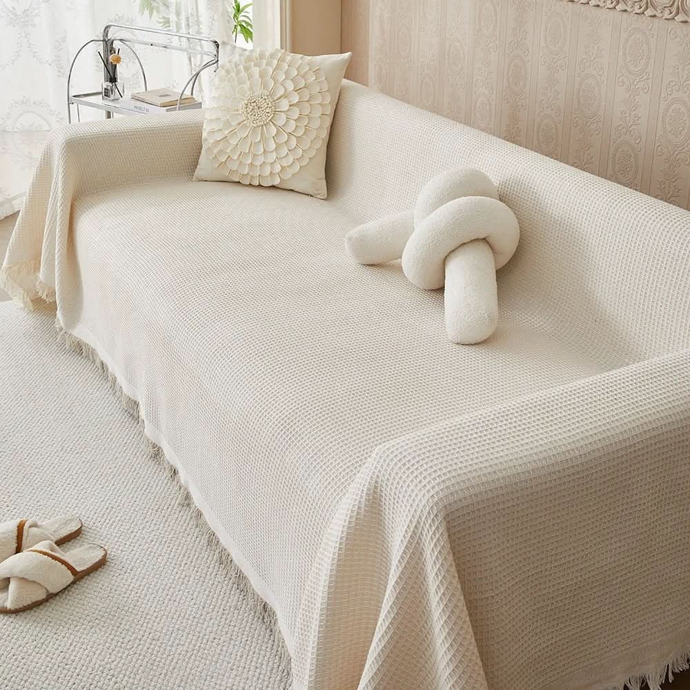 Housse de canapé en coton lavable et respirante, protection pour meuble, lavable en machine, usage quotidien | Sulvida