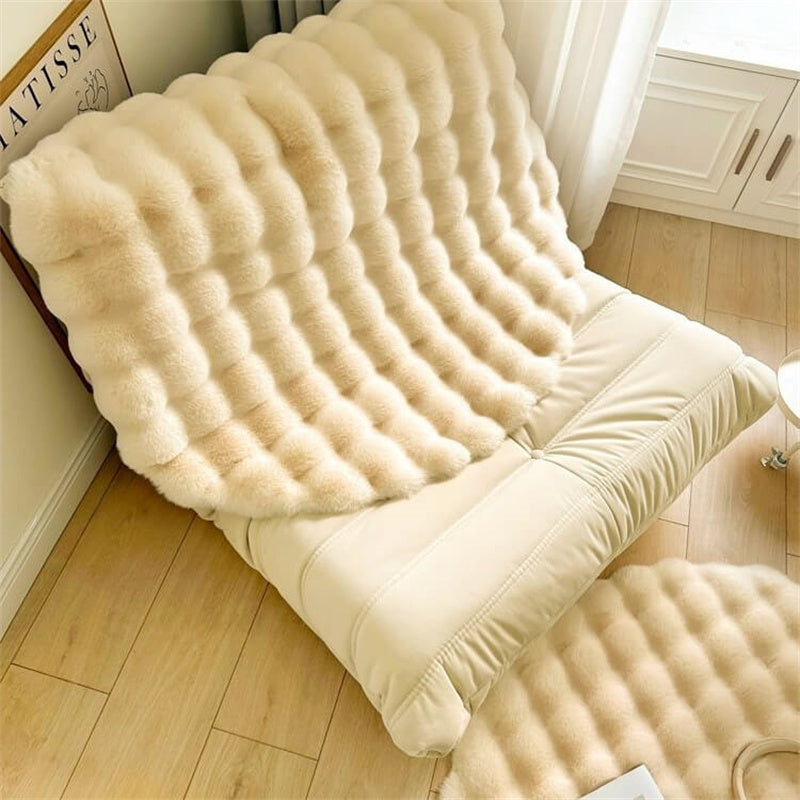 Rond Hoogpolig Vloerkleed Antislip Zachte Kunstbont Woonkamer Slaapkamer Speelhoek Modern Stijlvol Interieur | Sulvida