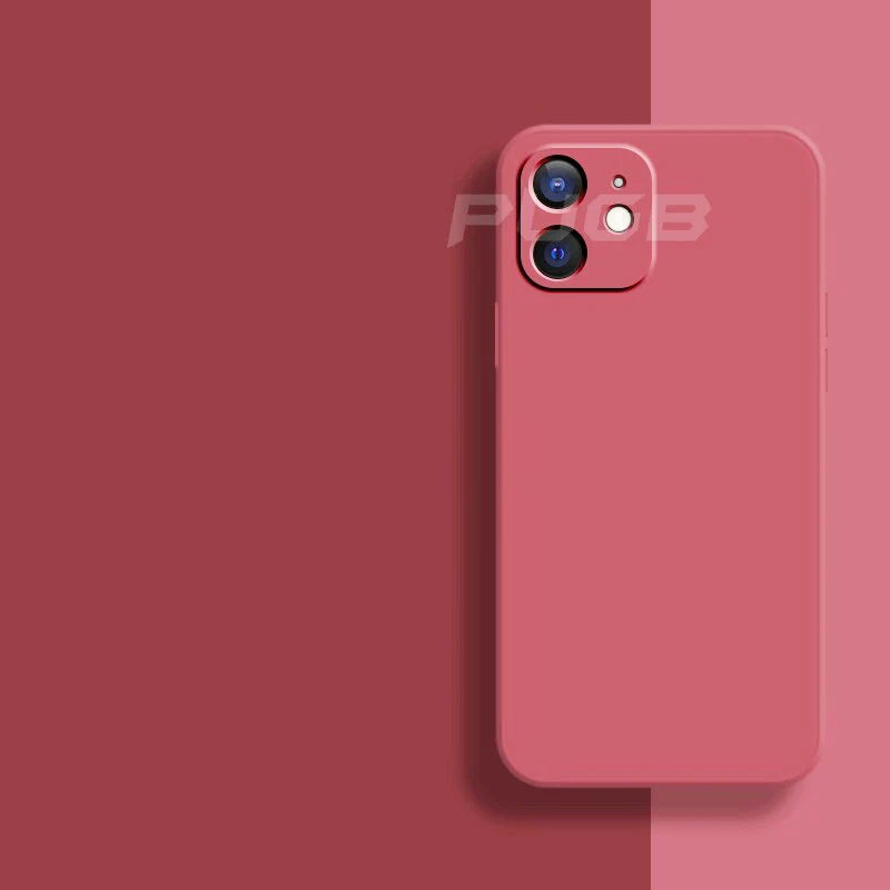 Siliconen iPhone hoesje vloeibaar rubber premium beschermhoes zacht duurzaam mat flexibel telefooncover iPhone 11 12 13 Pro Max mini modelaanduiding aanpasbaar verfijnd mooi design dagelijks gebruik | Sulvida
