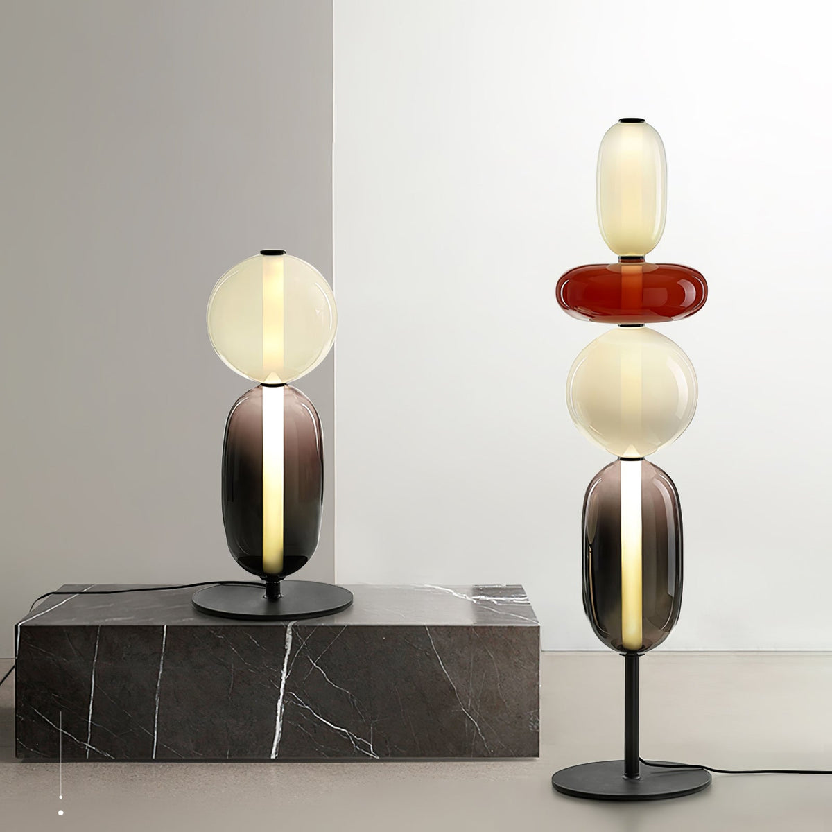 Tafellamp Glas Metaal LED 20cm Dimbaar Afstandsbediening Decoratieve Bureaulamp Woonkamer Slaapkamer | Sulvida