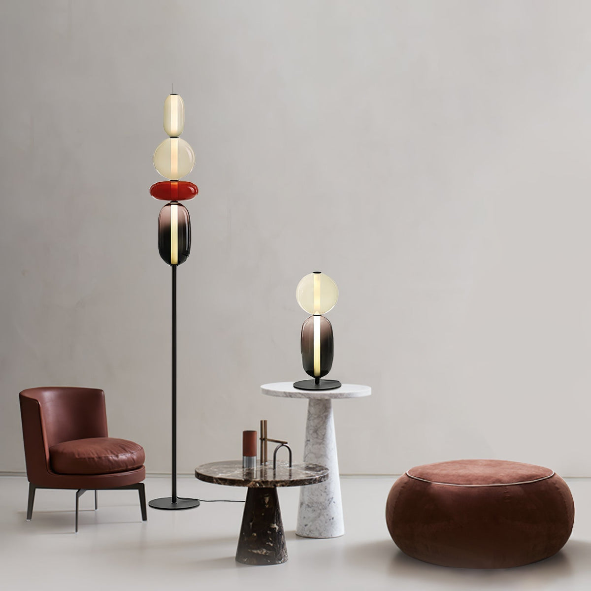 Tafellamp Glas Metaal LED 20cm Dimbaar Afstandsbediening Decoratieve Bureaulamp Woonkamer Slaapkamer | Sulvida