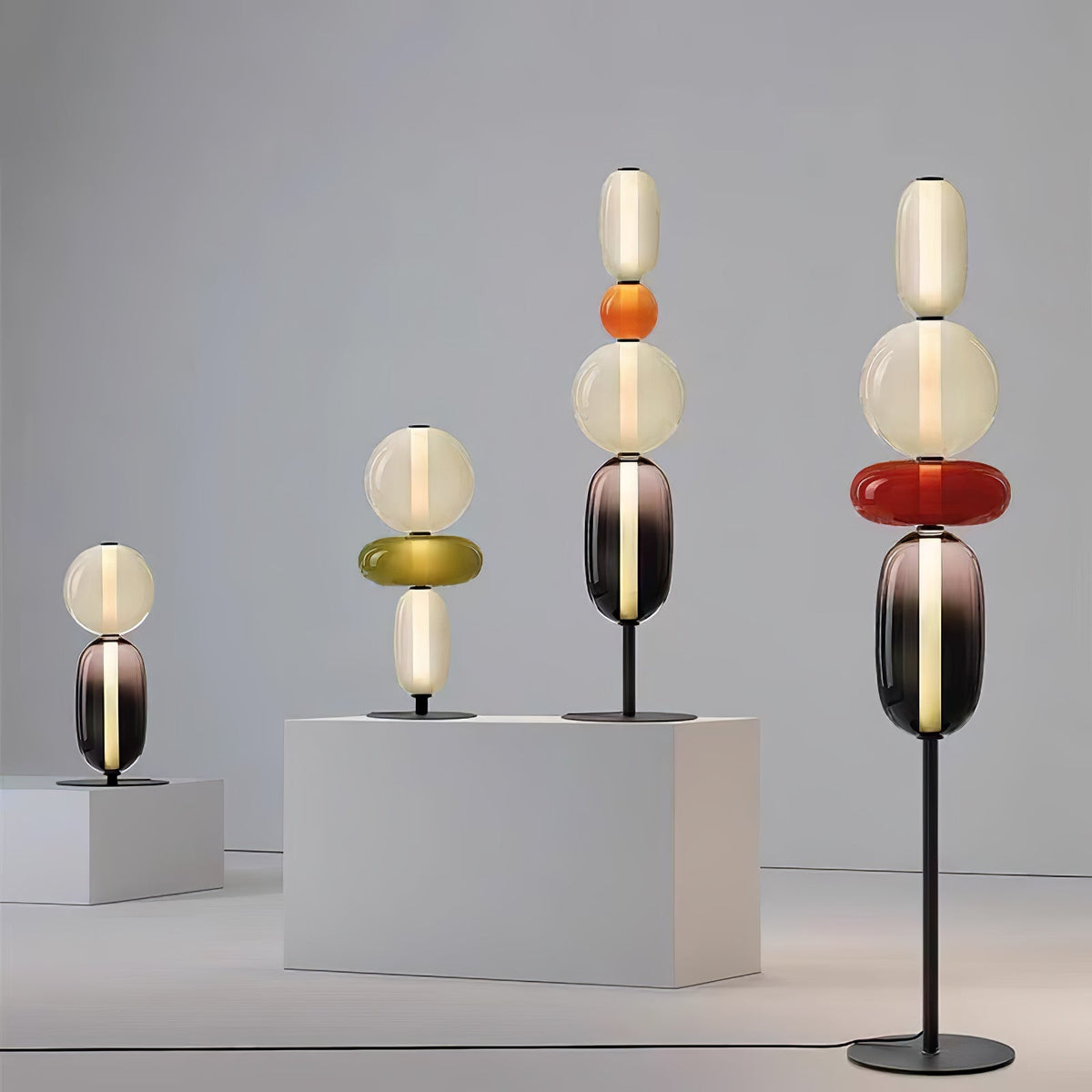 Tafellamp Glas Metaal LED 20cm Dimbaar Afstandsbediening Decoratieve Bureaulamp Woonkamer Slaapkamer | Sulvida