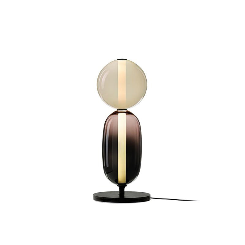 Tafellamp Glas Metaal LED 20cm Dimbaar Afstandsbediening Decoratieve Bureaulamp Woonkamer Slaapkamer | Sulvida