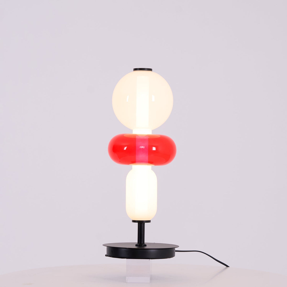 Tafellamp Glas Metaal LED 20cm Dimbaar Afstandsbediening Decoratieve Bureaulamp Woonkamer Slaapkamer | Sulvida