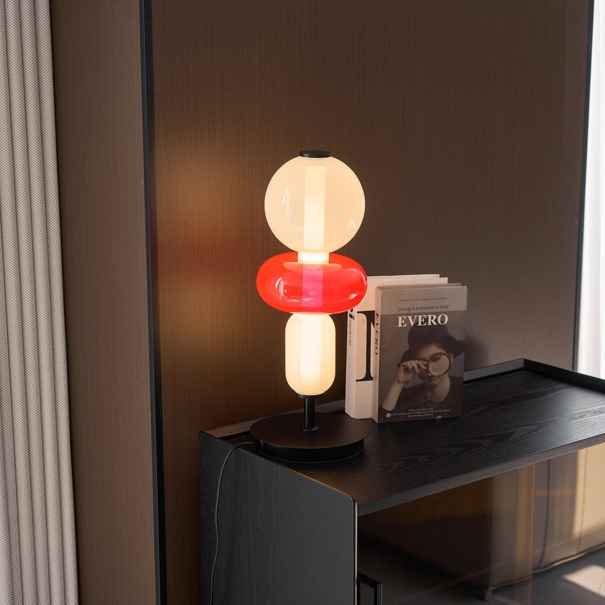 Tafellamp Glas Metaal LED 20cm Dimbaar Afstandsbediening Decoratieve Bureaulamp Woonkamer Slaapkamer | Sulvida