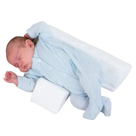 Driehoekig Verstelbaar Zijligkussen Baby Memory Foam Ademend Anti-Kantelkussen Veilig Slapen 0-12 Maanden | Sulvida