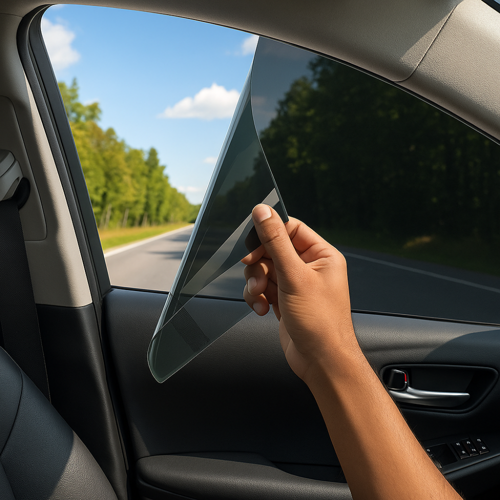 Zonwerende raamfolie auto UV-bescherming warmtewerende donkere folie voertuigruiten privacy zonnescherm | Sulvida