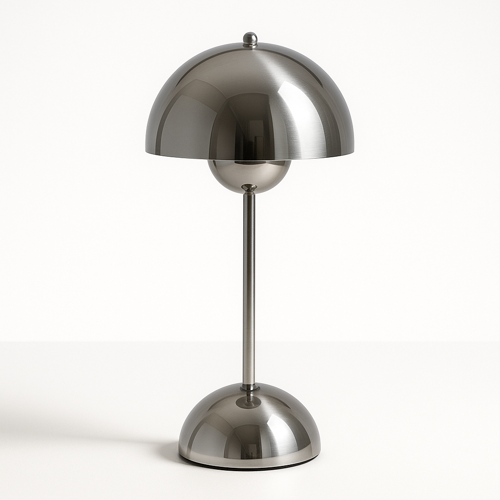 Metalen tafellamp met dimfunctie retro bloemvorm 30 cm decoratief sfeerlicht woonkamer slaapkamer nachtkastje | Sulvida