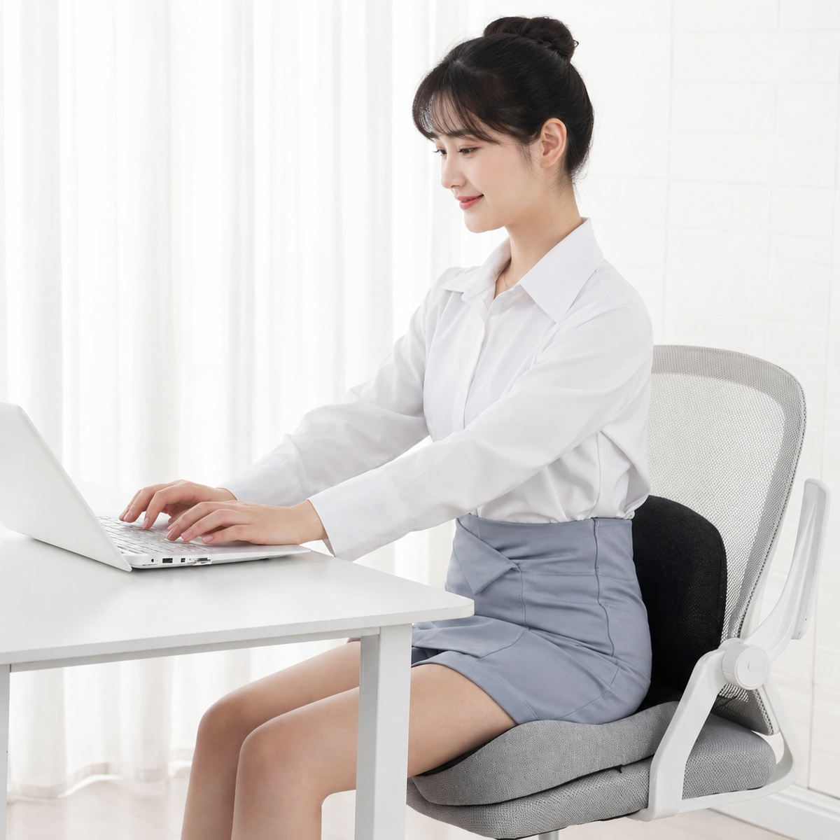 Ergonomisch Zitkussen Memory Foam Drukverlagend Antislip Voor Bureau Thuis Auto Kantoor Reizen Optimaal Comfort | Sulvida