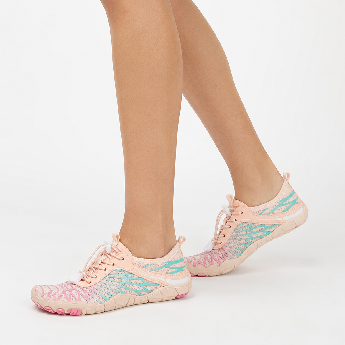 Waterschoenen Unisex Antislip Sneldrogend Zwemschoenen voor Strand Zwembad Watersport Zwart Grijs Roze | Sulvida