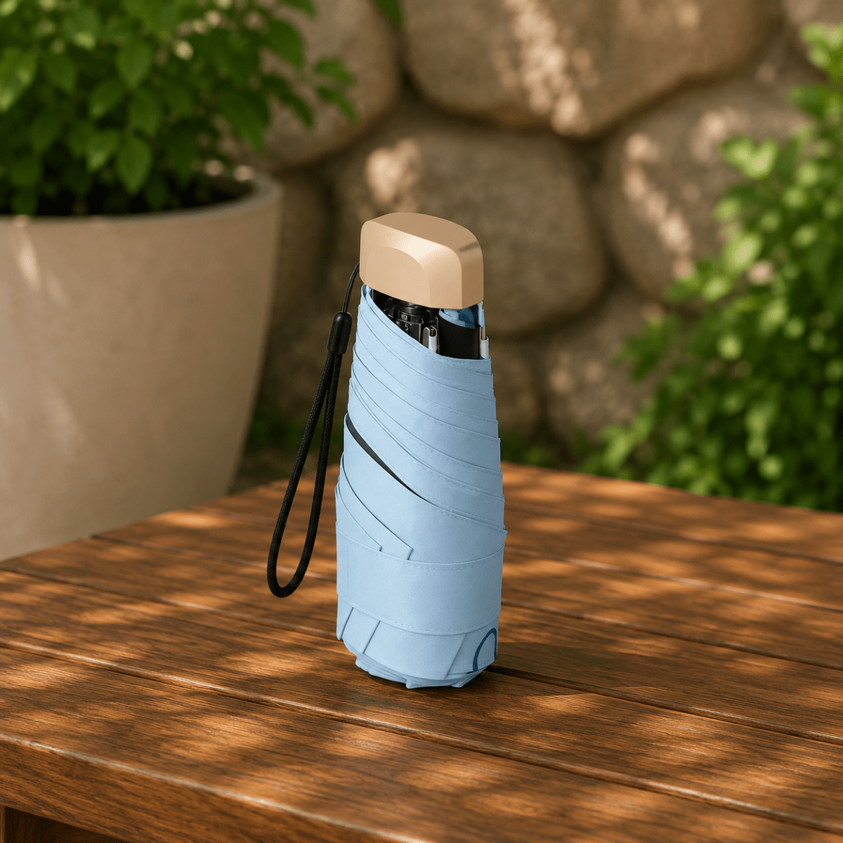 Compacte Zakparaplu Lichtgewicht Waterafstotend Reisparaplu Opvouwbaar Handtasformaat Windbestendig Outdoor | Sulvida