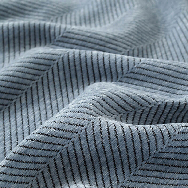 Chenille Plaid Visgraatmotief Franjes Woonkamer Bankovertrek Beschermer Luxe Deken Wit Grijs Decoratief | Sulvida