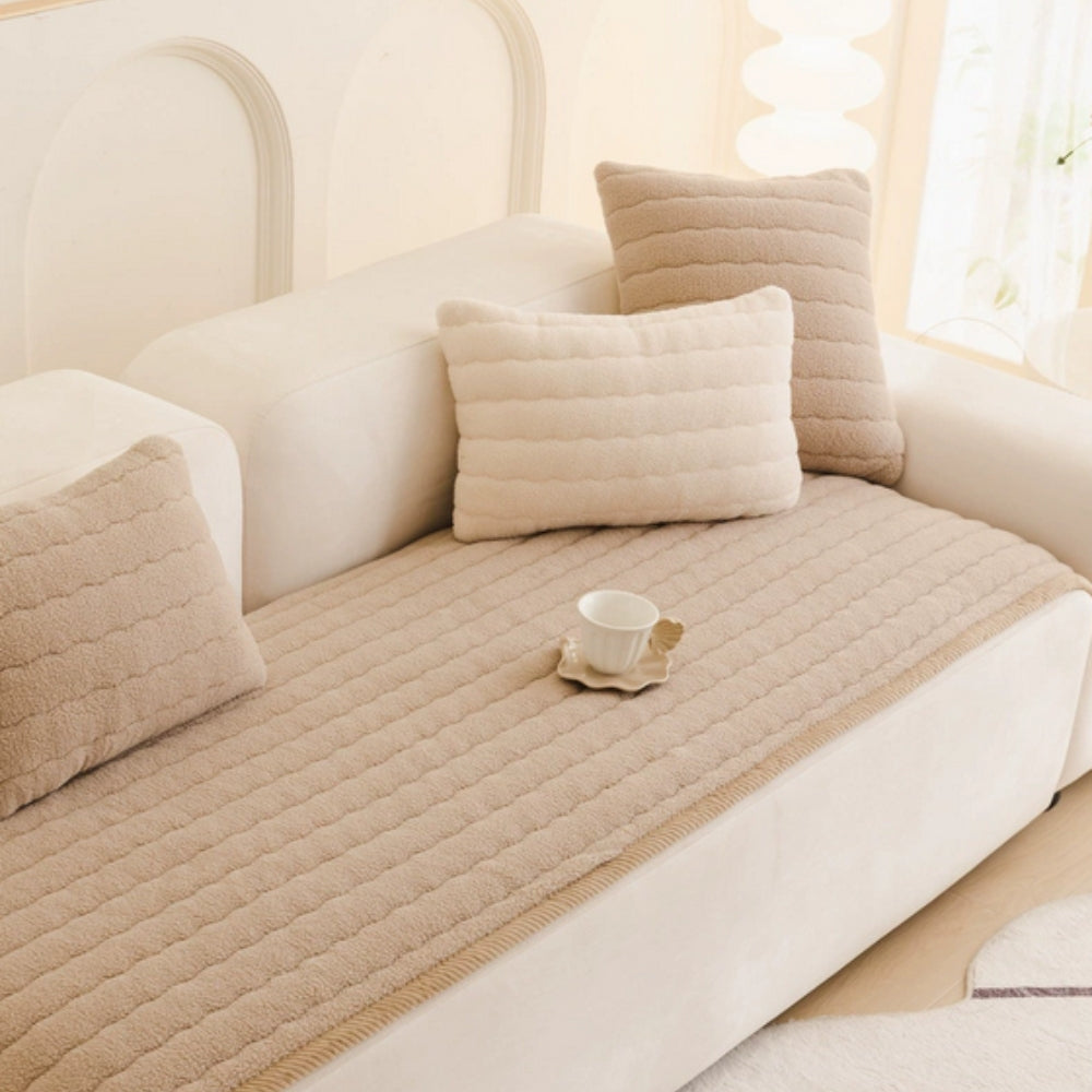 Zachte Bankhoes Pluche Microvezel Antislip Bescherming voor Bank Meubels Woonkamer Slaapkamer Interieur | Sulvida
