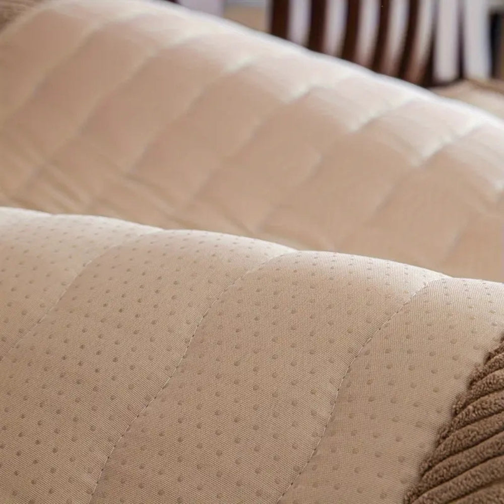 Zachte Bankhoes Pluche Microvezel Antislip Bescherming voor Bank Meubels Woonkamer Slaapkamer Interieur | Sulvida