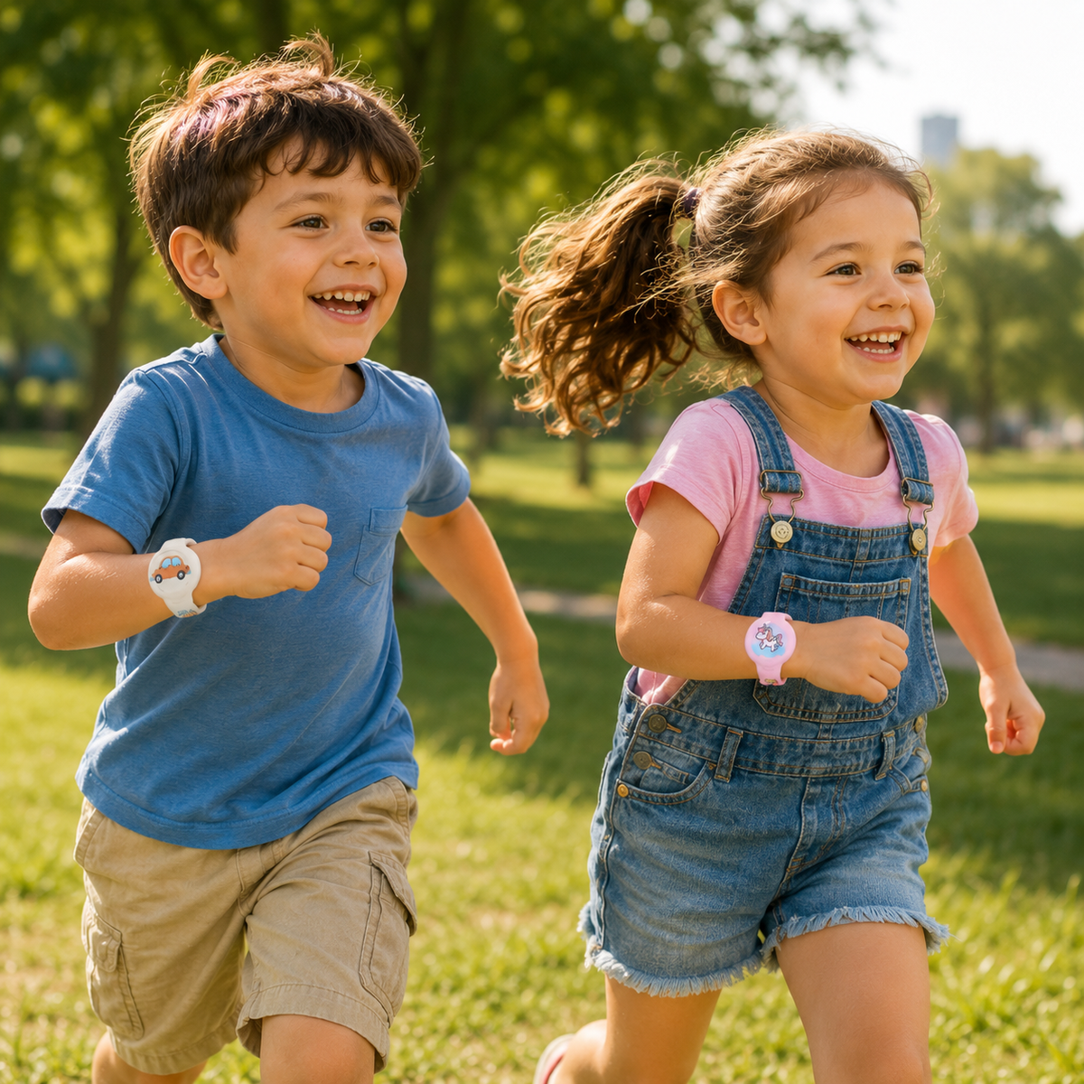Siliconen GPS-polsband voor Kinderen – Verstelbaar, Waterdicht & Comfortabel Draagbaar Tracker Horloge | Sulvida