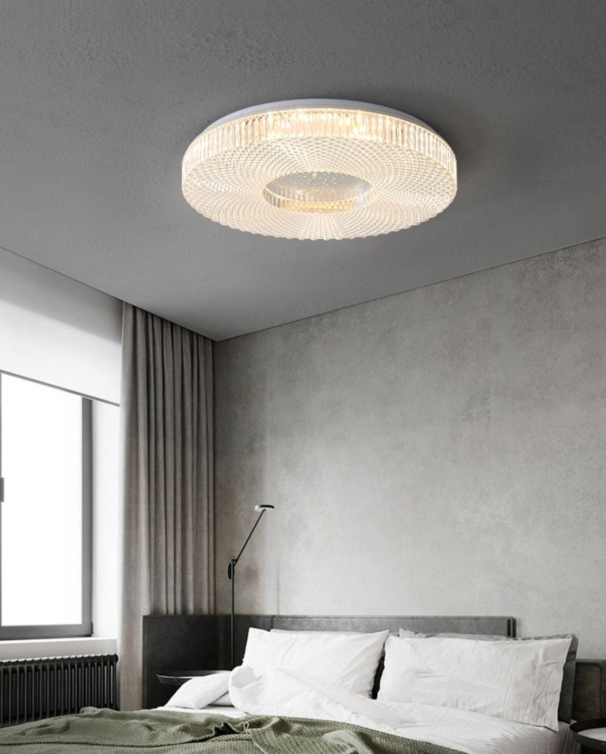 LED Plafondlamp Acryl Goud Wit Rond Luxe Dimbaar Modern Design Woonkamer Slaapkamer Entree Plafondverlichting | Sulvida