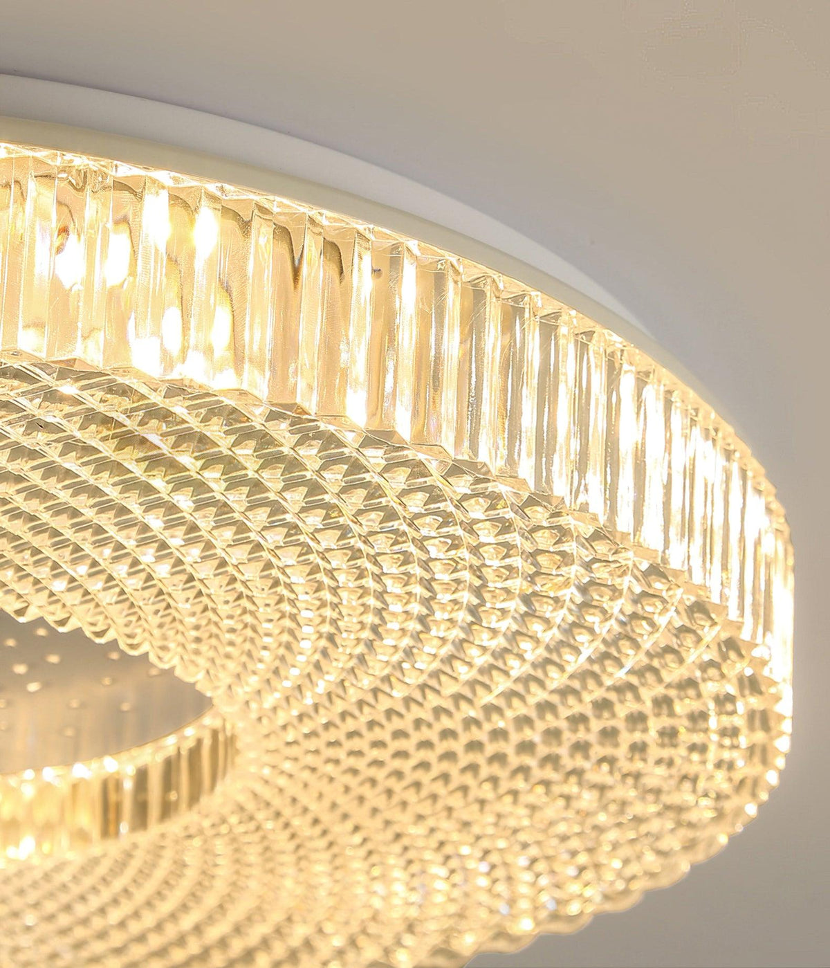LED Plafondlamp Acryl Goud Wit Rond Luxe Dimbaar Modern Design Woonkamer Slaapkamer Entree Plafondverlichting | Sulvida