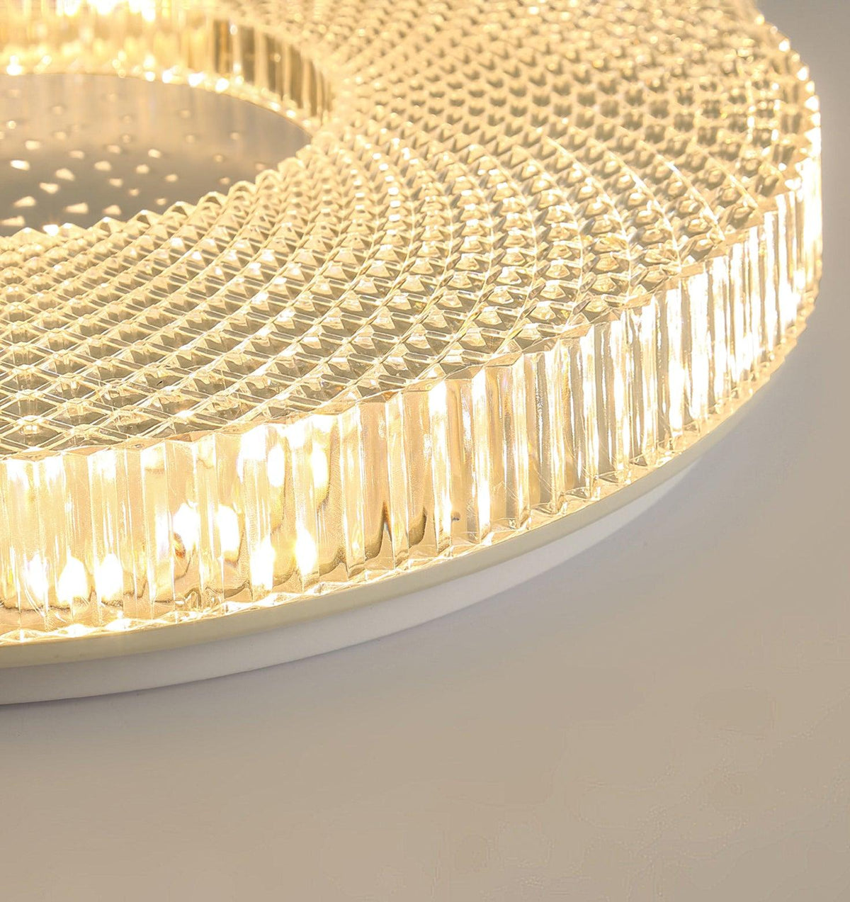 LED Plafondlamp Acryl Goud Wit Rond Luxe Dimbaar Modern Design Woonkamer Slaapkamer Entree Plafondverlichting | Sulvida