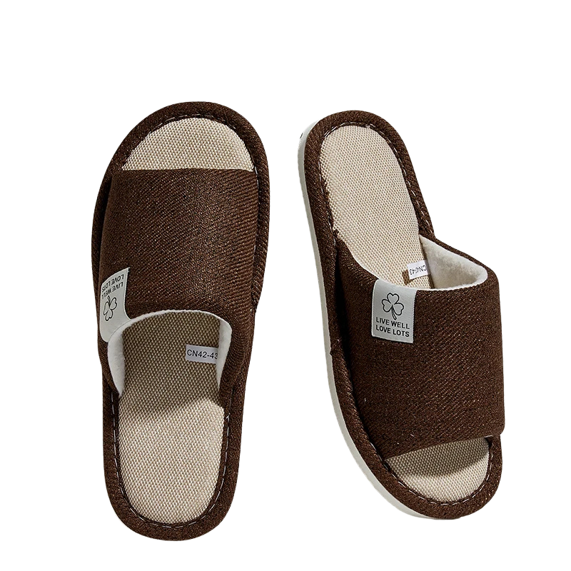 Zachte Huisslippers in Luxe Open-Teen Design – Ademend, Antislip & Lichtgewicht voor Ultiem Comfort Binnenshuis – Verkrijgbaar in Koffie, Grijs, Blauw & Geel – Maat 36-45 | Sulvida