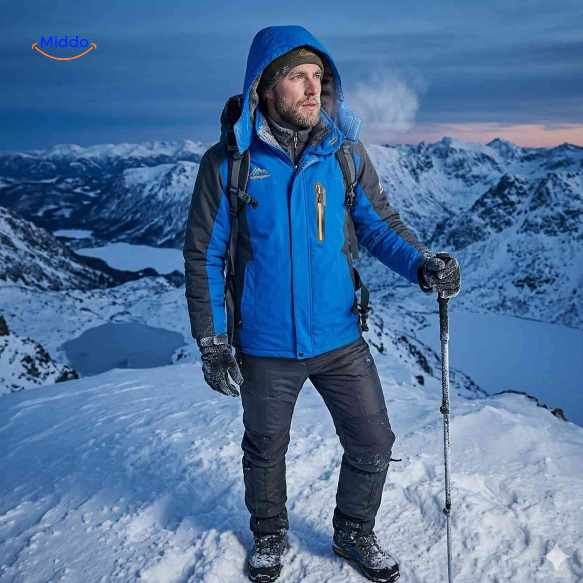 Gewatteerde Winterjas Waterdicht Winddicht Fleecevoering Outdoor Herfst Winter Warme Jas Heren Dames Winterkleding | Sulvida