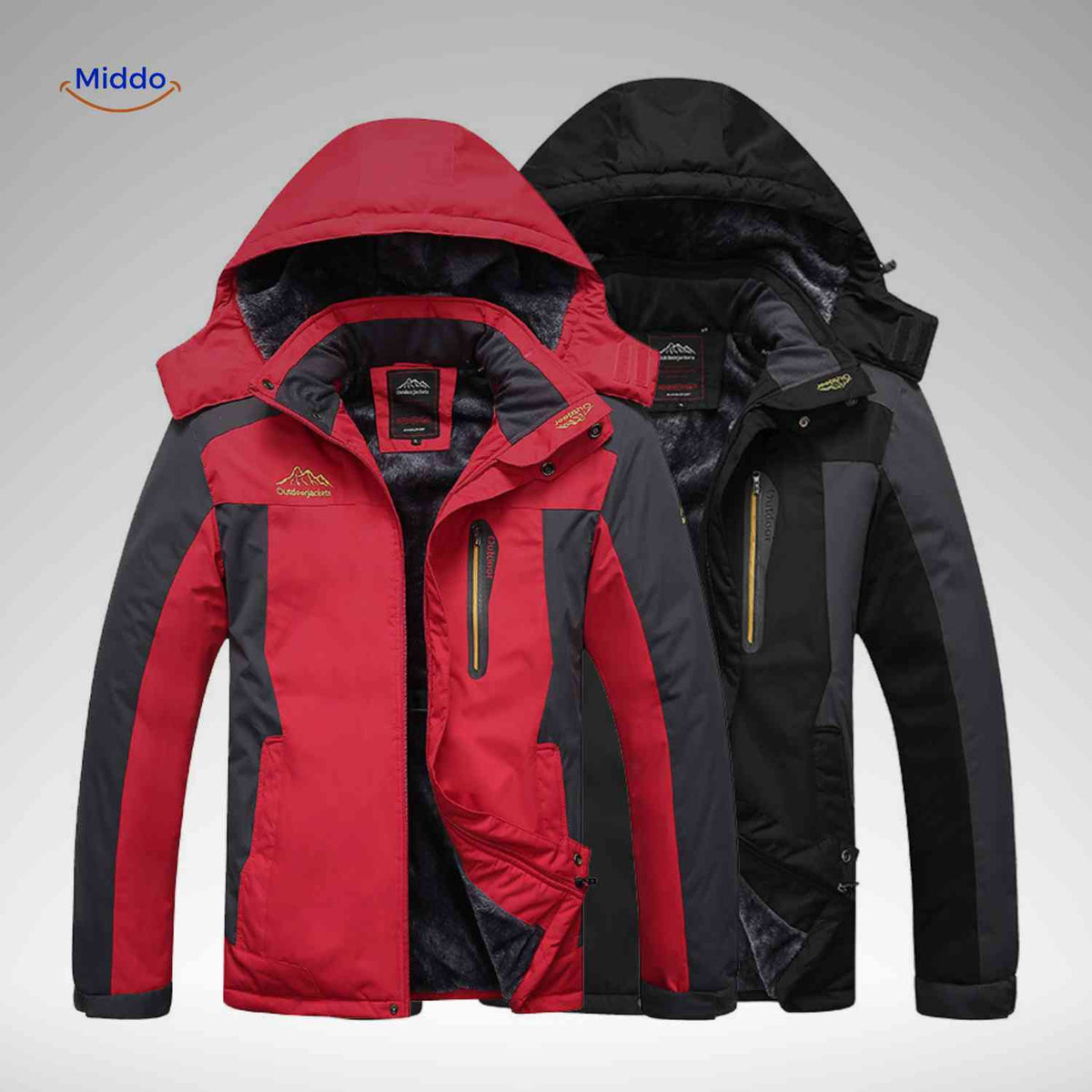 Gewatteerde Winterjas Waterdicht Winddicht Fleecevoering Outdoor Herfst Winter Warme Jas Heren Dames Winterkleding | Sulvida