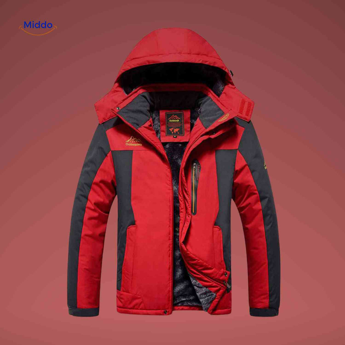 Gewatteerde Winterjas Waterdicht Winddicht Fleecevoering Outdoor Herfst Winter Warme Jas Heren Dames Winterkleding | Sulvida