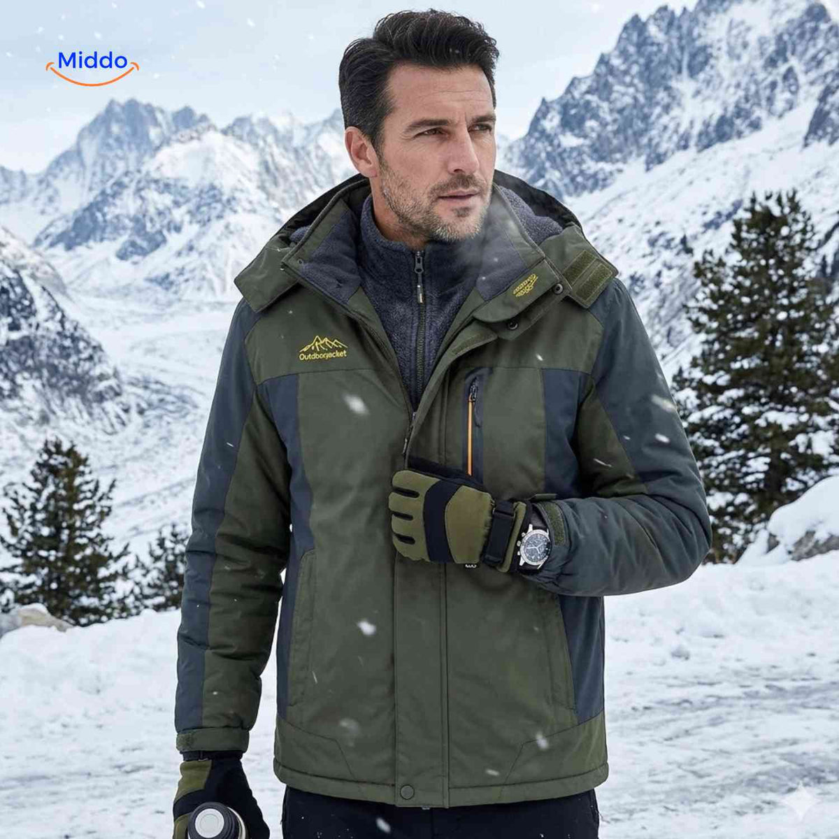 Gewatteerde Winterjas Waterdicht Winddicht Fleecevoering Outdoor Herfst Winter Warme Jas Heren Dames Winterkleding | Sulvida