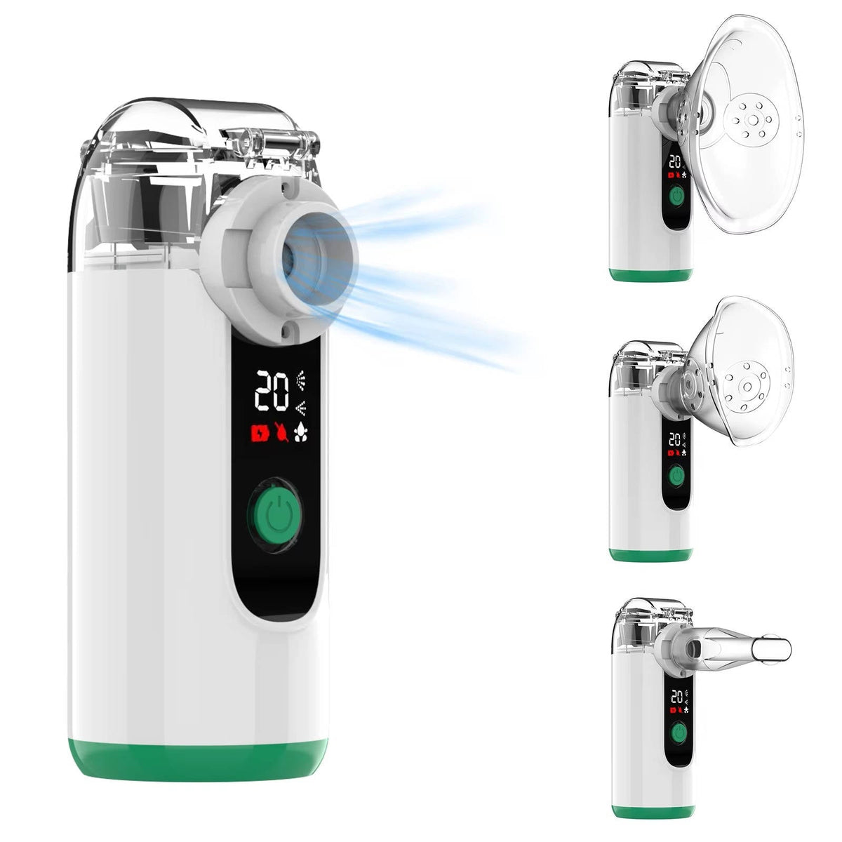 USB Oplaadbare Inhalator met Ultrafijne Nevel Fluisterstille Werking Draagbaar Compact voor Onderweg Thuis | Sulvida