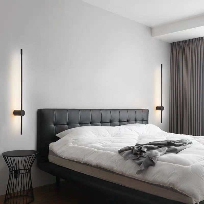 Draaibare wandlamp LED langwerpig metaal acryl modern zwart goud eetkamer bar restaurant sfeervol warm licht | Sulvida