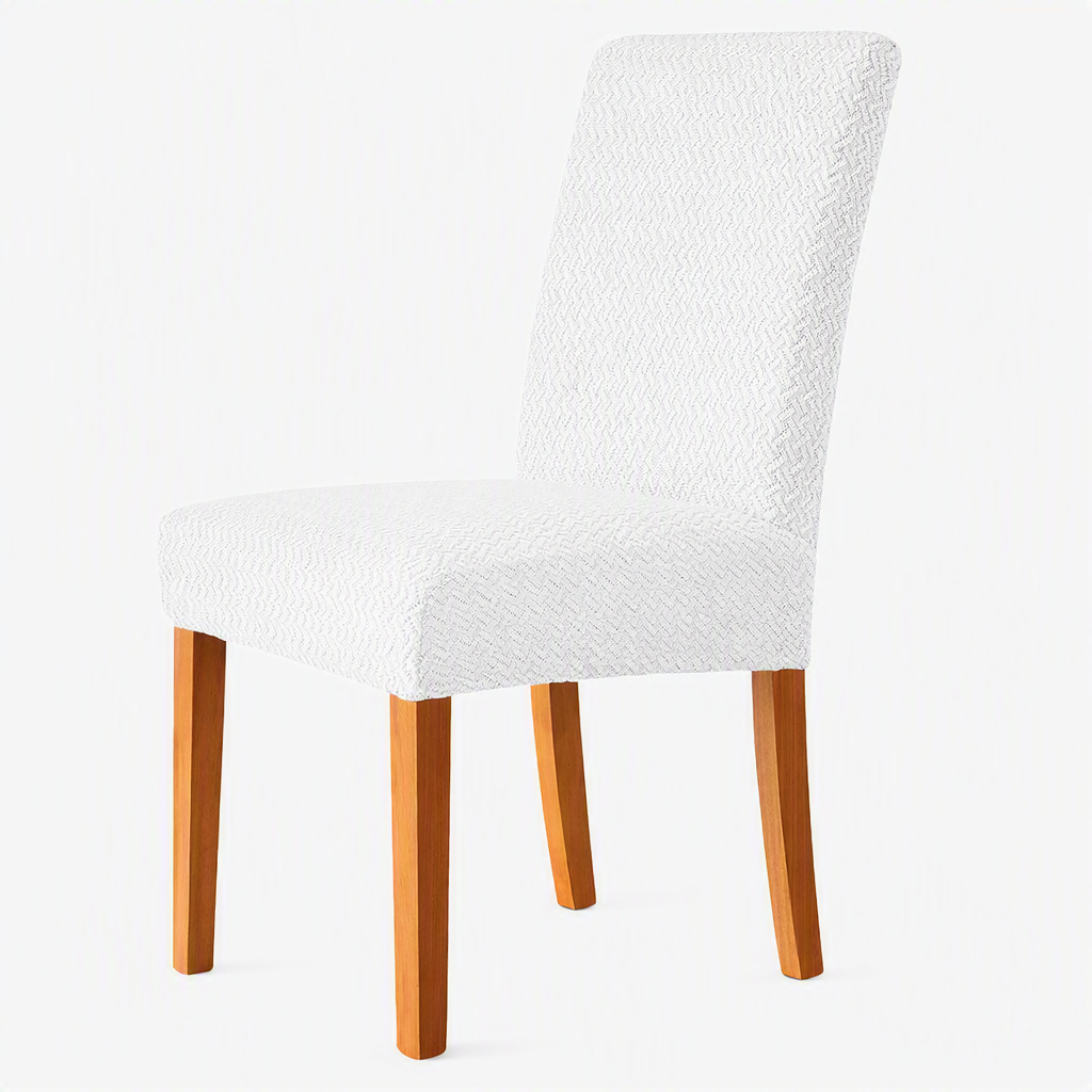 Housses de chaise en velours extensible de luxe pour chaises de salle à manger - lot de 4 ou 6 pièces - protection élégante pour chaise | Sulvida