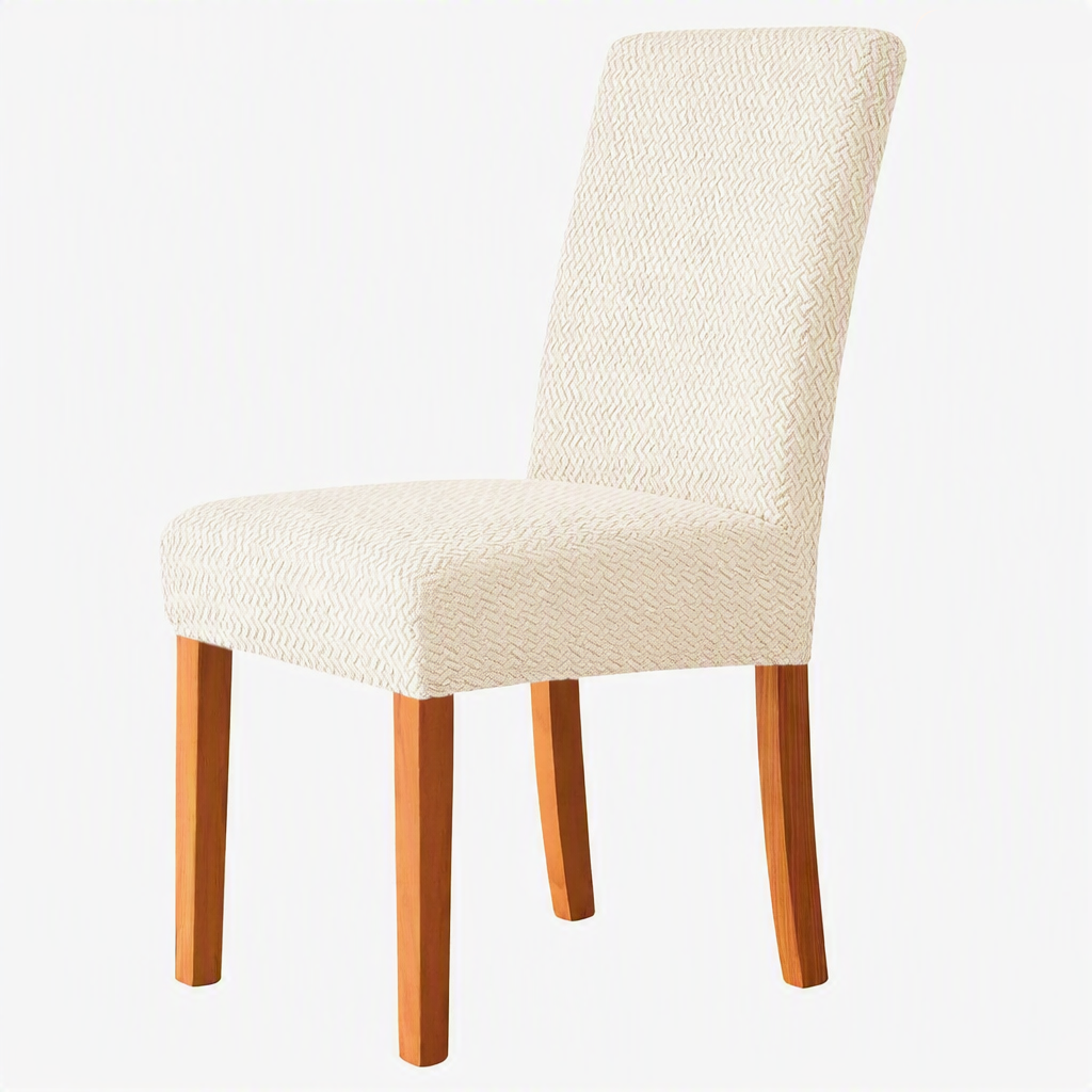 Housses de chaise en velours extensible de luxe pour chaises de salle à manger - lot de 4 ou 6 pièces - protection élégante pour chaise | Sulvida