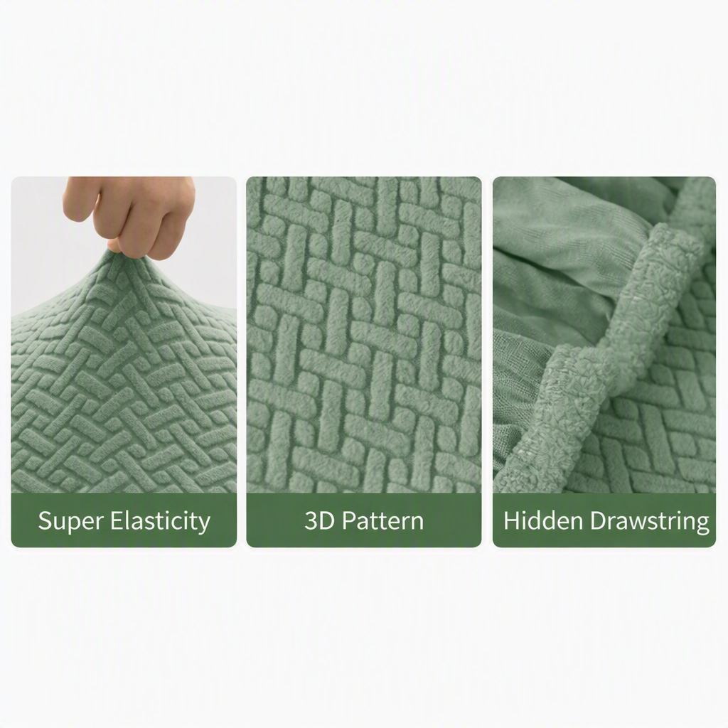 Housses de chaise en velours extensible de luxe pour chaises de salle à manger - lot de 4 ou 6 pièces - protection élégante pour chaise | Sulvida