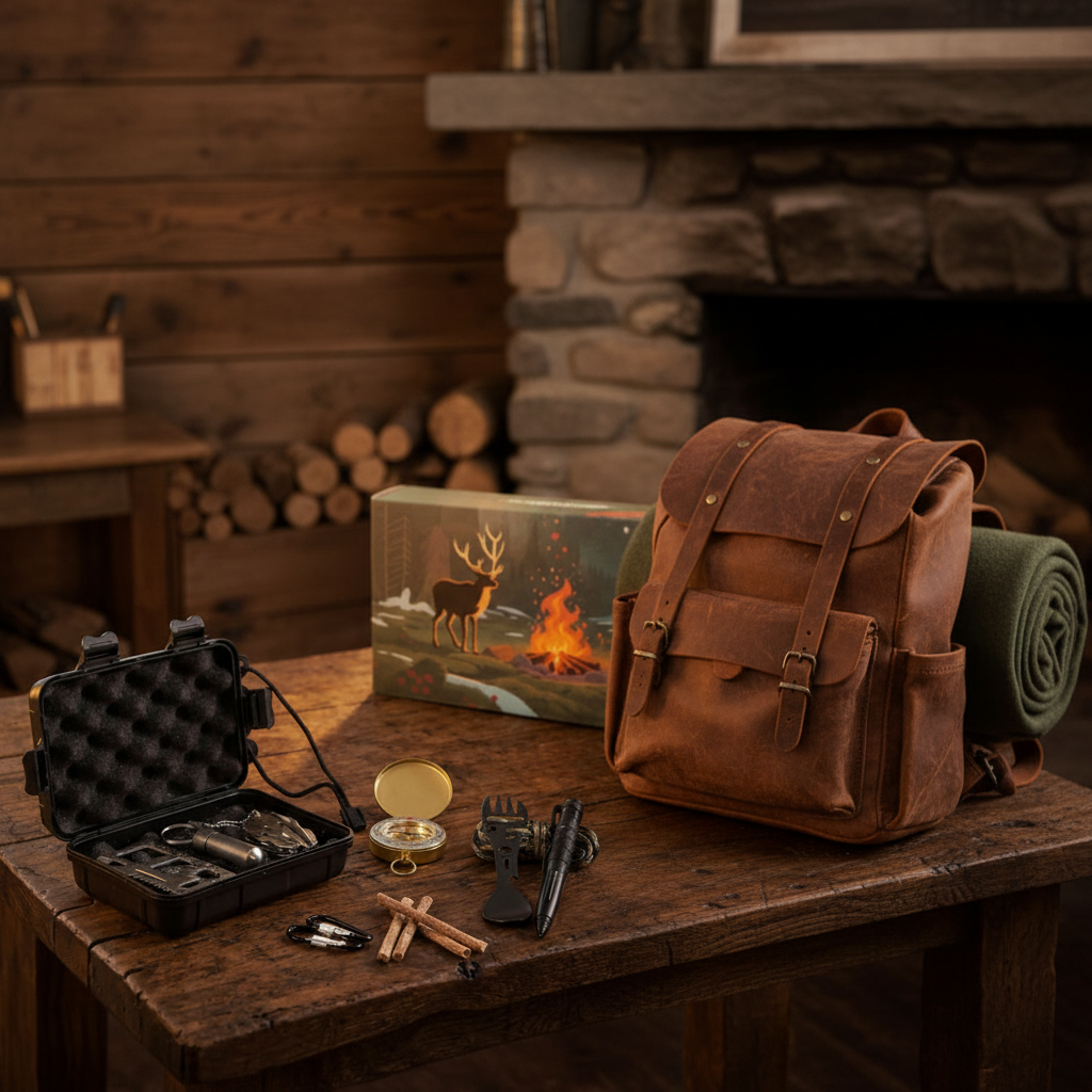 Outdoor Adventskalender met 24 Gereedschappen – Kampeer Wandel Survival Tools voor Avontuurlijke December | Sulvida