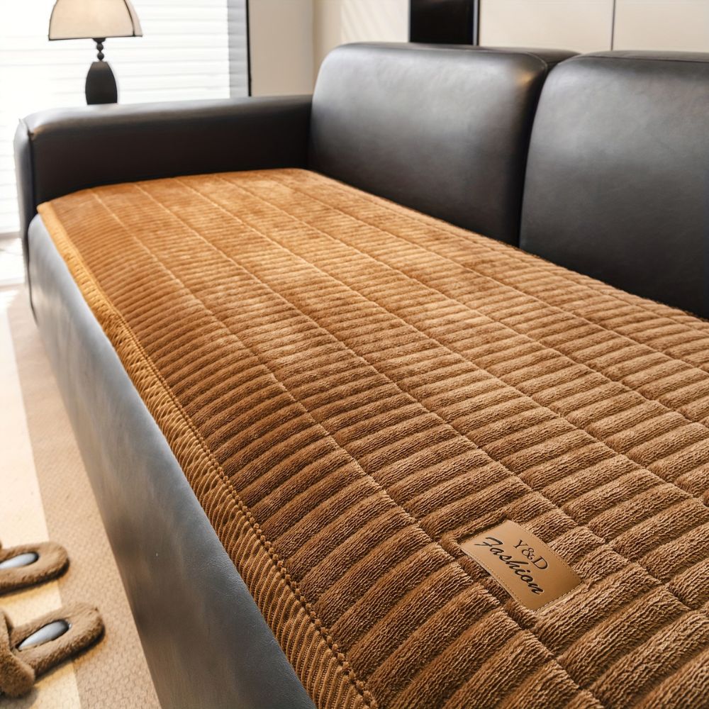 Gewatteerde Bankhoezen Set Meubelbescherming Microfiber Anti-Slip Fauteuil Beschermer Huisdiervriendelijk | Sulvida