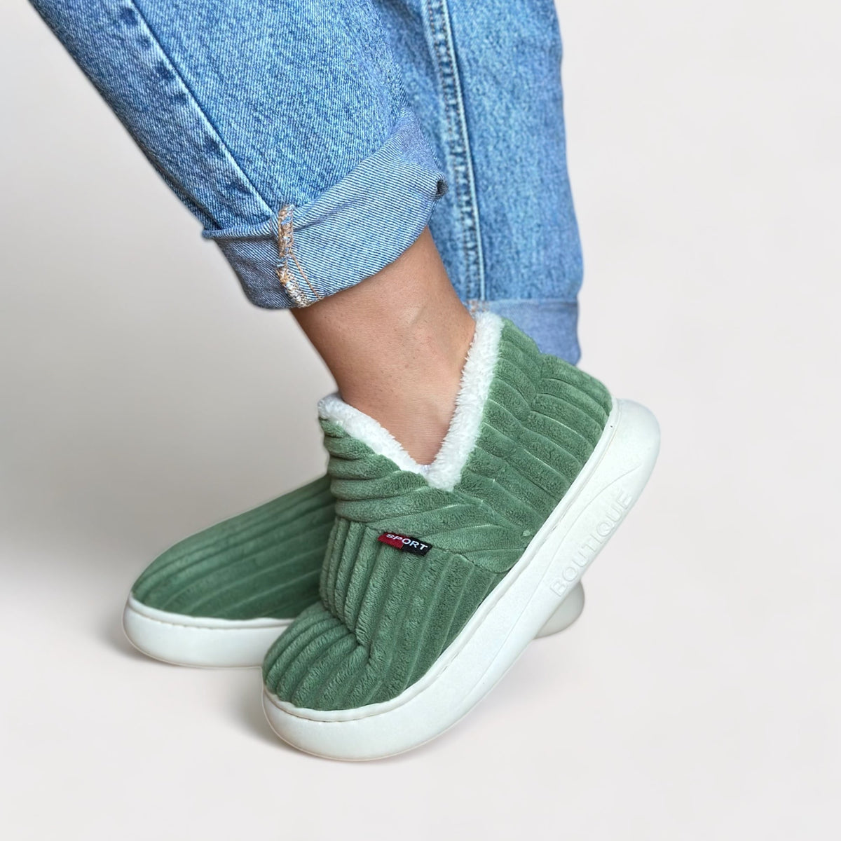 Fleece Pantoffels Therapeutisch Comfortabel Warm Winterschoeisel Antislip Binnenshuis Unisex Maat 36-47 | Sulvida