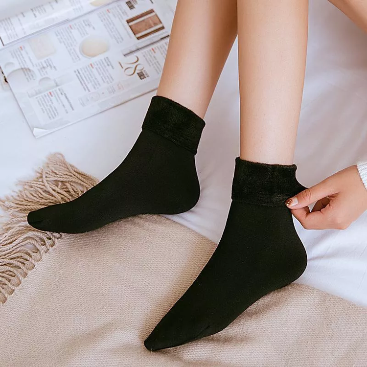 Fluwelen wintersokken set van 8 stuks – warme unisex sokken in 4 kleuren voor koude dagen en maximaal comfort | Sulvida