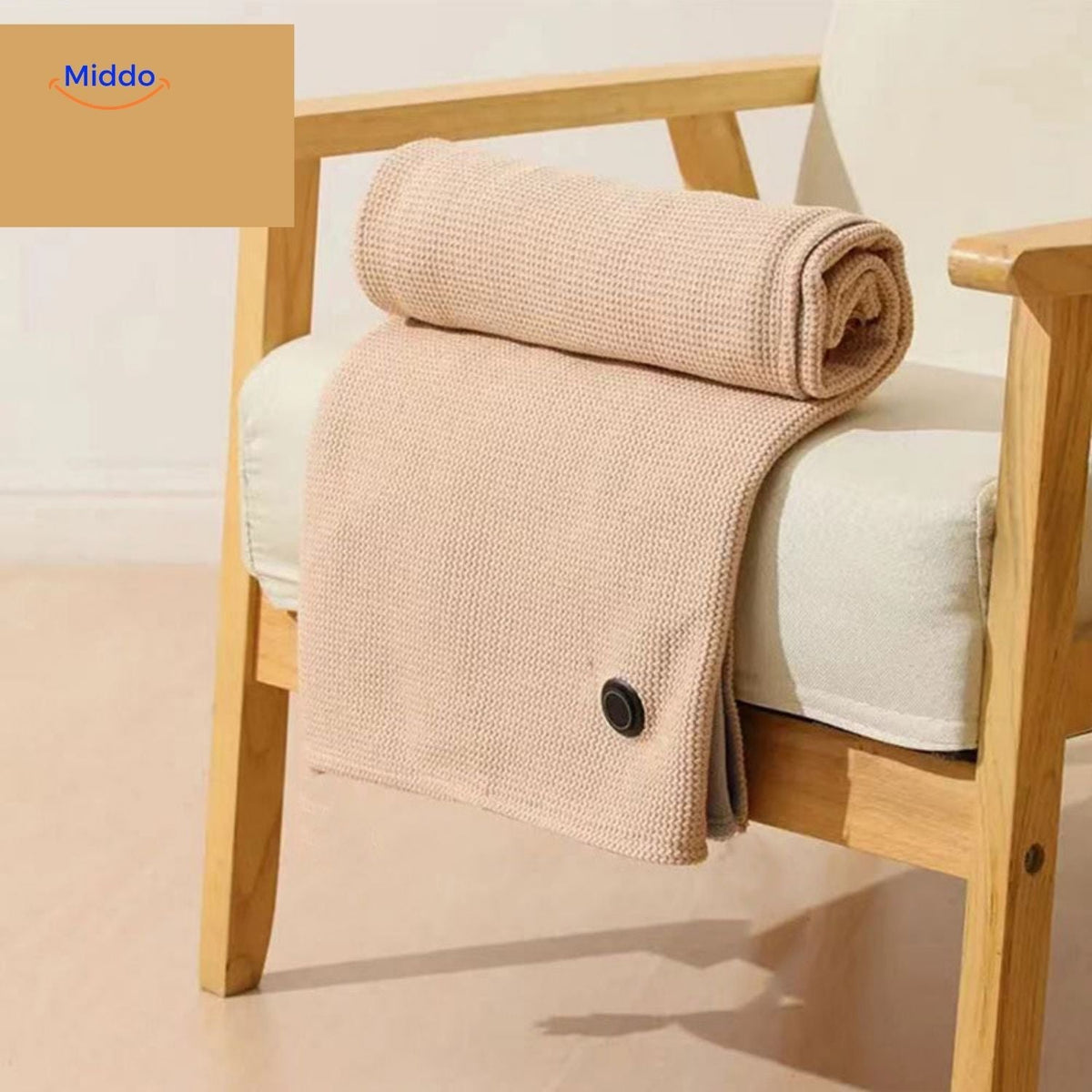 Verwarmde Omslagdoek met USB Aansluiting – Draagbare Warmte voor Thuis en Onderweg – Zachte Graphene Verwarming | Sulvida