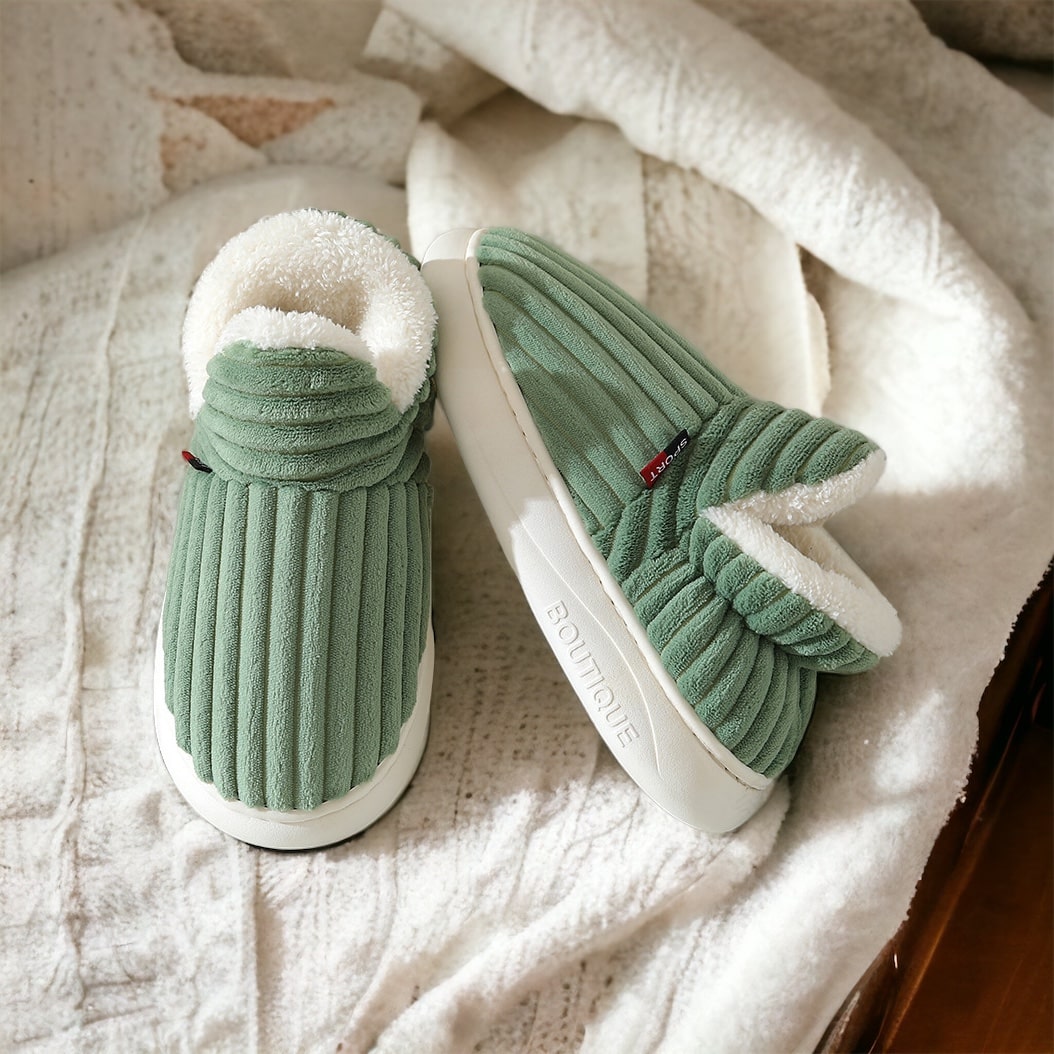 Fleece Pantoffels Therapeutisch Comfortabel Warm Winterschoeisel Antislip Binnenshuis Unisex Maat 36-47 | Sulvida