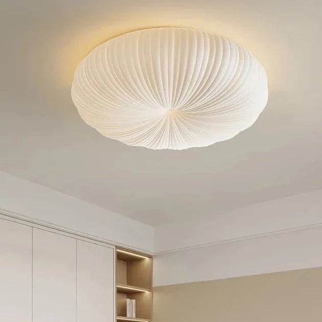 Geplisseerde plafondlamp acryl plooikap diffuus licht woonkamer slaapkamer modern design sfeerverlichting | Sulvida