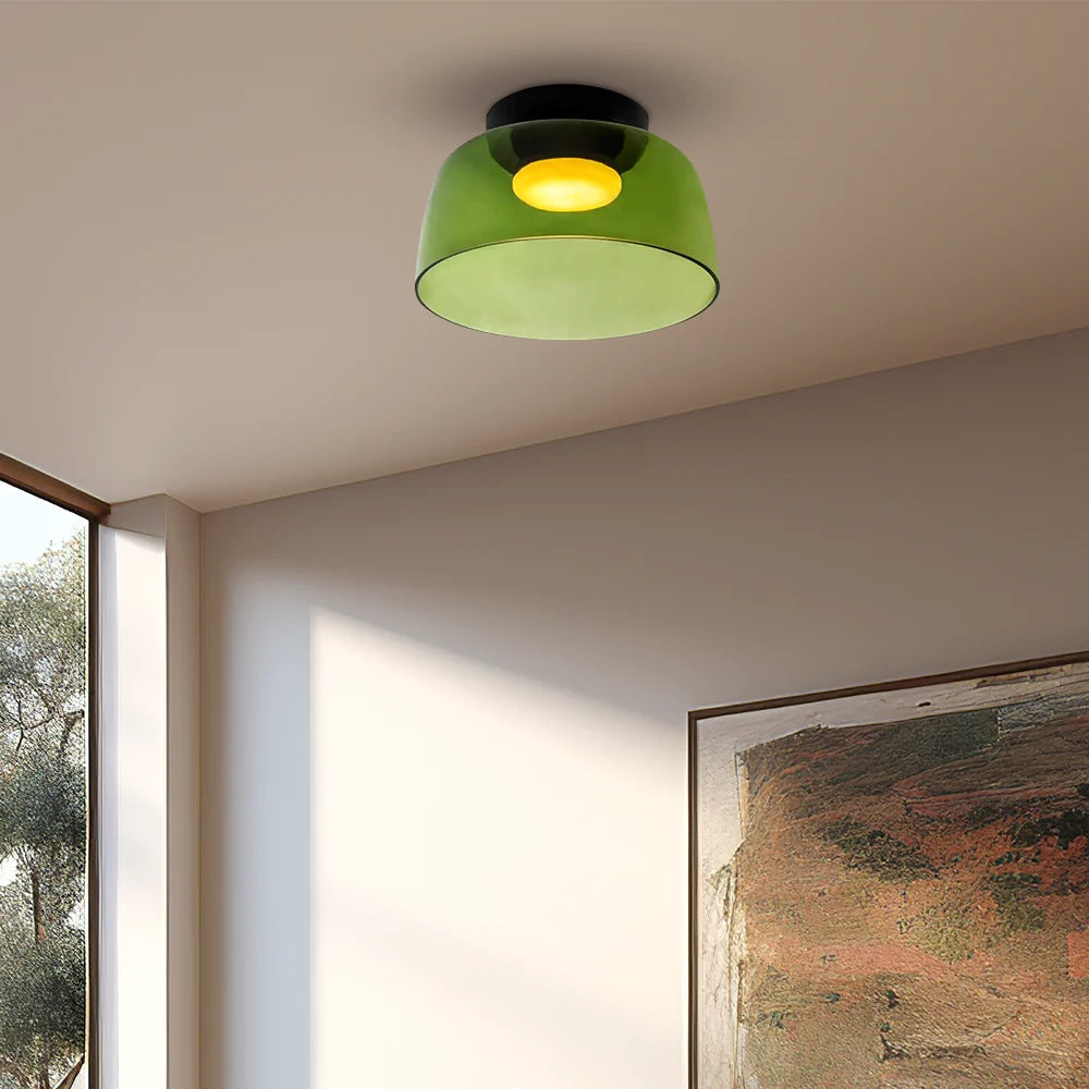 Glazen Plafondlamp Gelaagd Design Meerdere Formaten Warm Wit LED Licht Eetkamer Woonkamer Keuken Slaapkamer | Sulvida