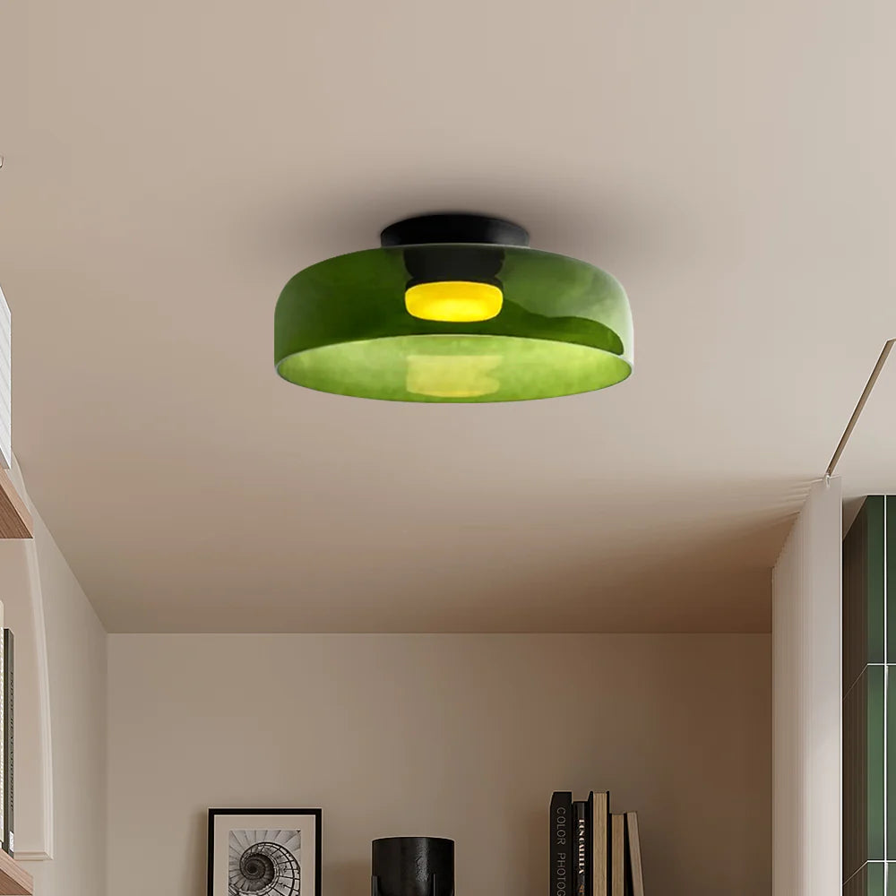 Glazen Plafondlamp Gelaagd Design Meerdere Formaten Warm Wit LED Licht Eetkamer Woonkamer Keuken Slaapkamer | Sulvida