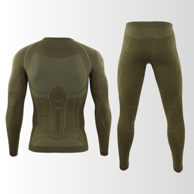 Ensemble de sous-vêtements thermiques sans coutures pour homme, chaud et respirant, haut et pantalon, vêtements de sport d’hiver, première couche | Sulvida