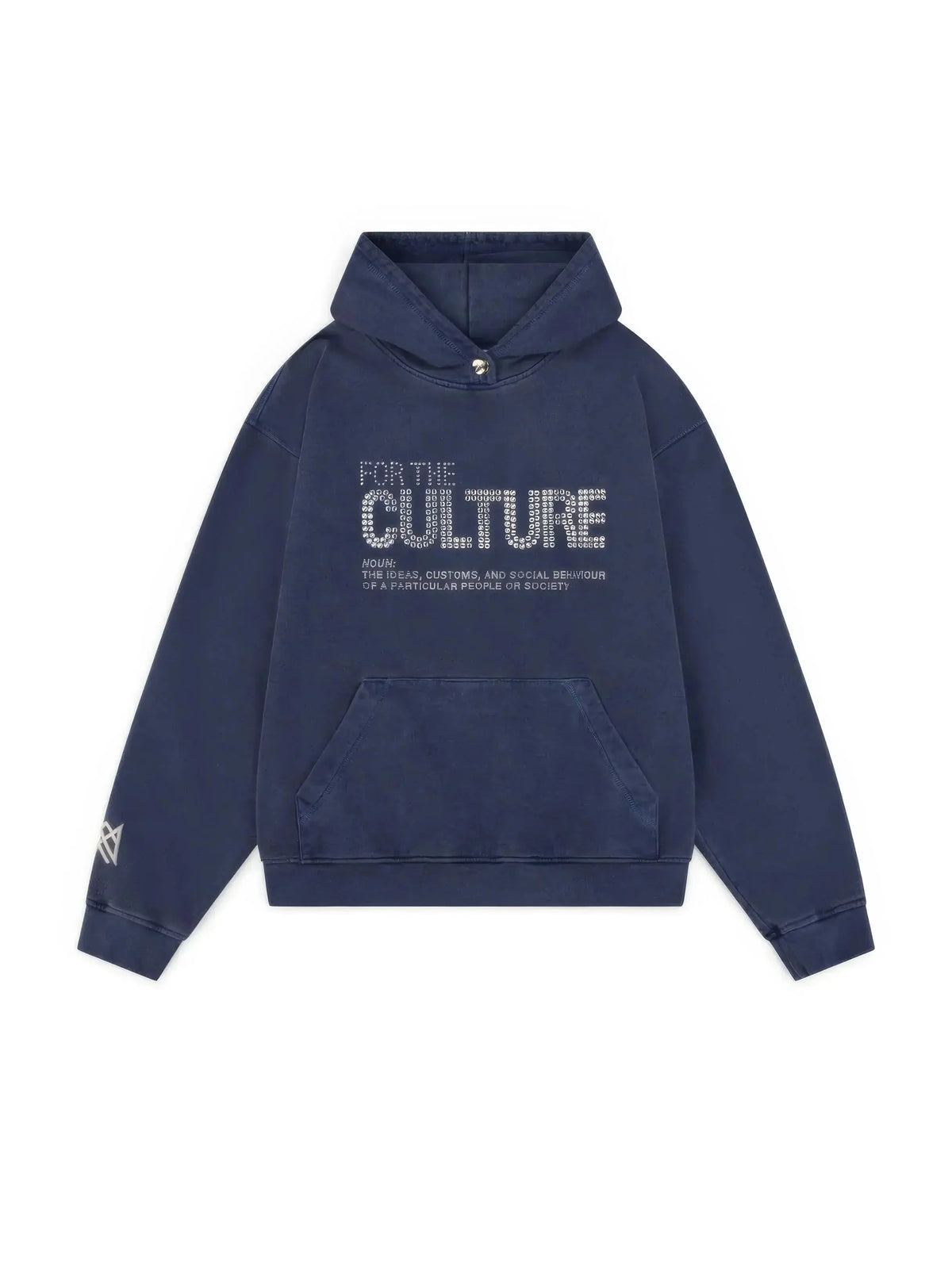 Sweat à capuche oversize avec imprimé strass, pull streetwear à poche kangourou, look vintage, unisexe, confortable et sportif | Sulvida