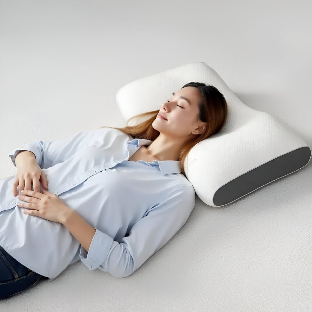 Ergonomisch nekkussen met nekondersteuning – 48 × 74 cm orthopedisch slaapkussen voor optimale nachtrust | Sulvida