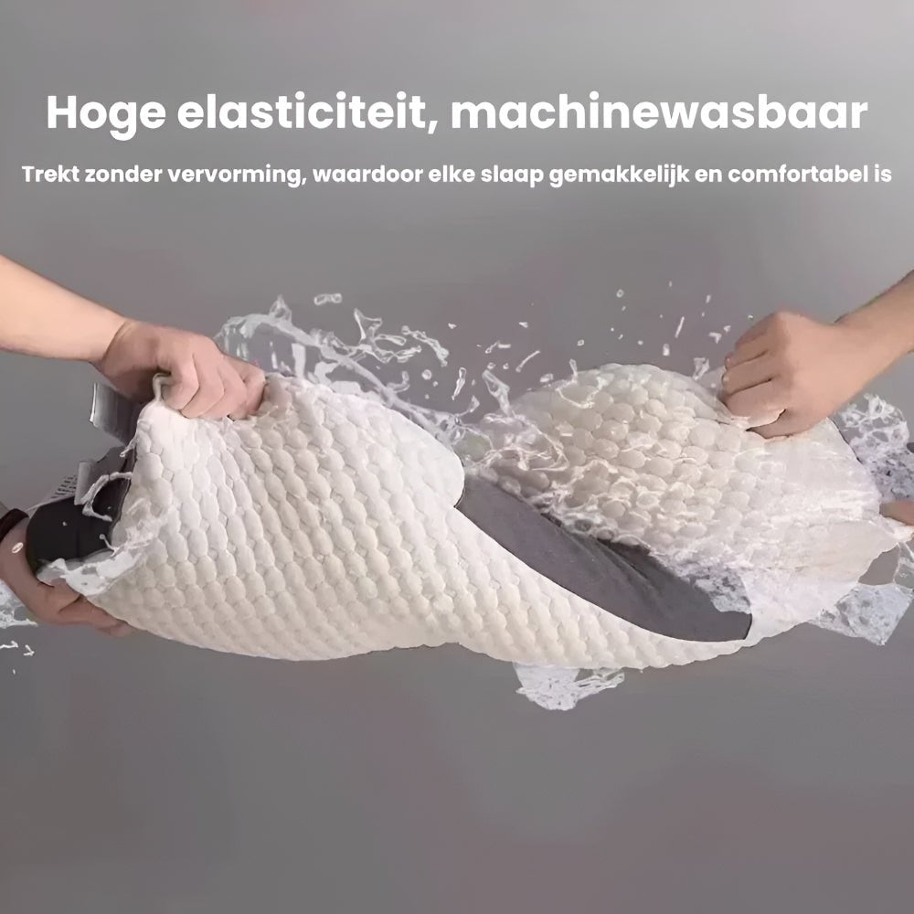 Ergonomisch nekkussen met nekondersteuning – 48 × 74 cm orthopedisch slaapkussen voor optimale nachtrust | Sulvida