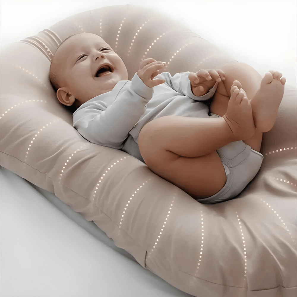 Ergonomisch Babykussen voor Plagiocefalie – Zacht Ademend Katoenen Hoofdkussen Baby Pasgeboren Vlak Hoofd | Sulvida
